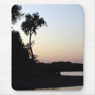 Mississippi River Sunset Mouse Pad
