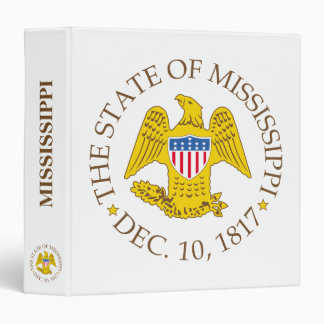 Mississippi sign 3 ring binder