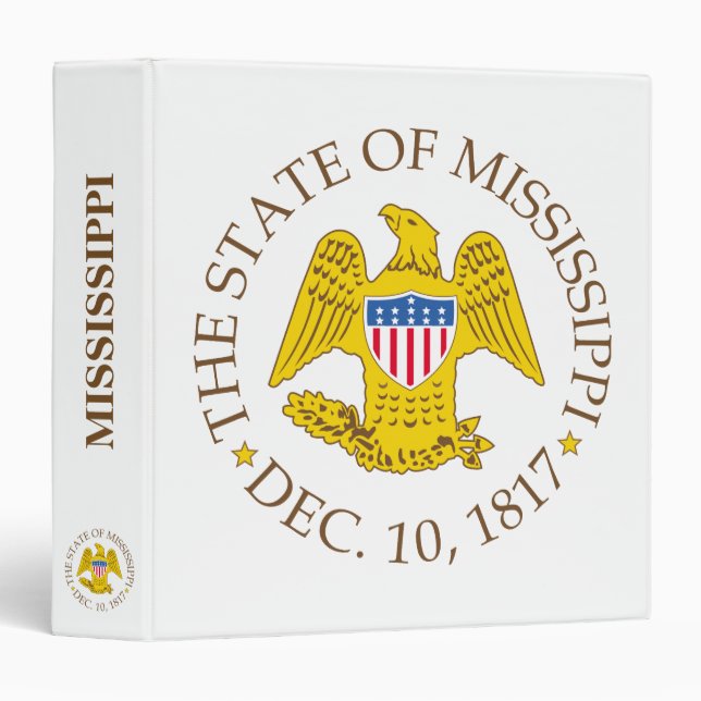 Mississippi sign 3 ring binder (Front/Spine)