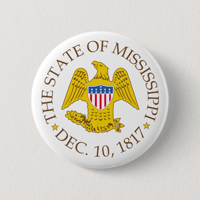 Mississippi sign button (Front)