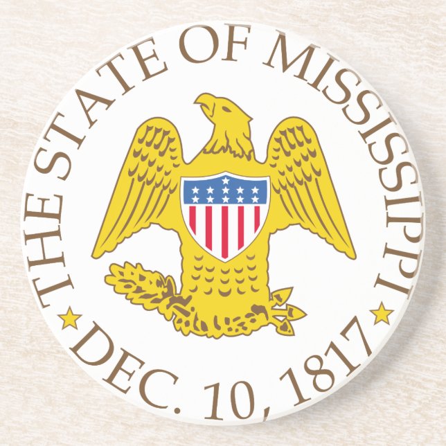 Mississippi sign coaster (Front)