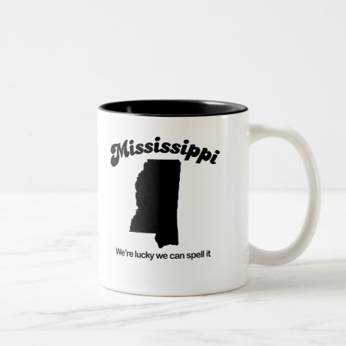 Mississippi _ Spell it Two_Tone Coffee Mug