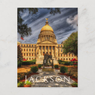 Mississippi State Capitol, Jackson Postcard