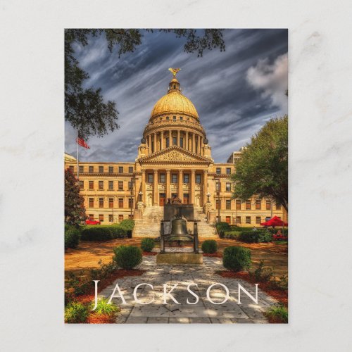 Mississippi State Capitol Jackson Postcard