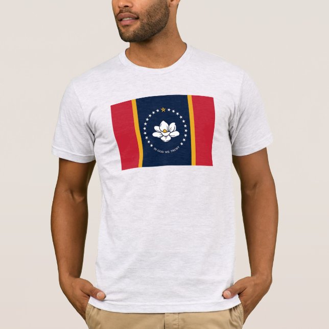 Mississippi State Flag 2020 T-Shirt (Front)