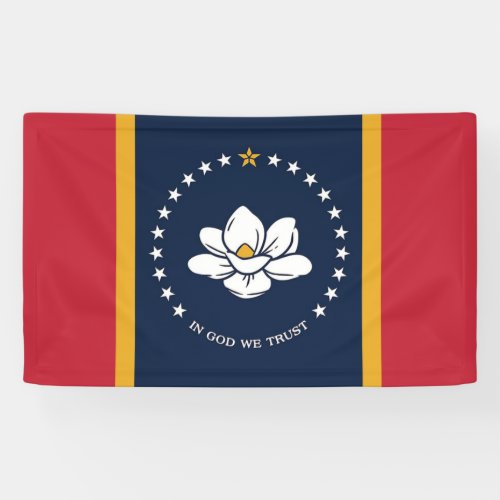 Mississippi State Flag New in 2020 Banner