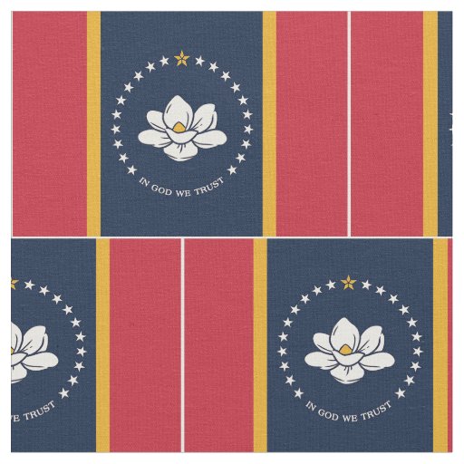 Mississippi State Flag (New in 2020) Fabric
