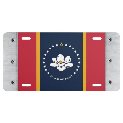 Mississippi State Flag New in 2020 License Plate