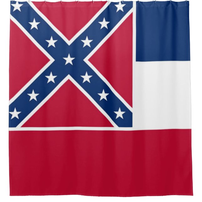 MISSISSIPPI STATE FLAG SHOWER CURTAIN (Front)