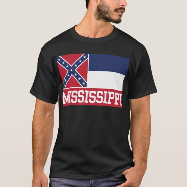 Mississippi State Flag T-Shirt (Front)