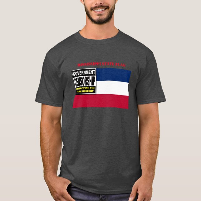 MISSISSIPPI STATE FLAG T-Shirt (Front)