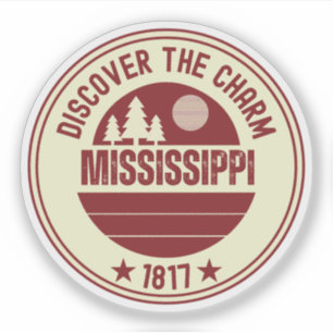 Mississippi State - Magnolia State Gift Sticker