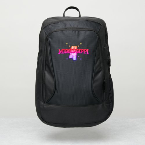 Mississippi State Map Port Authority Backpack