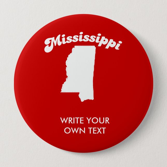 MISSISSIPPI STATE MOTTO T-SHIRT T-shirt Button (Front)