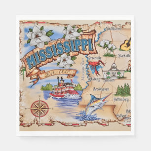 Mississippi State Party Napkins