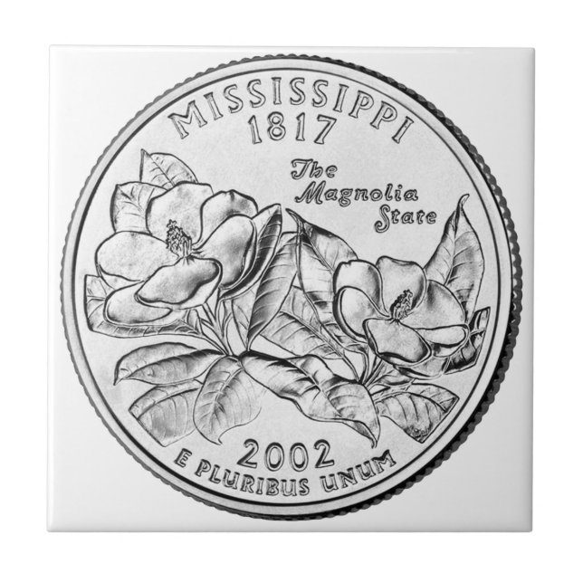 Mississippi State Quarter Tile (Front)