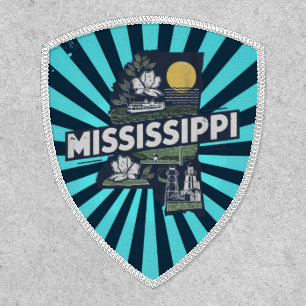 Mississippi State Travel Badge Patch