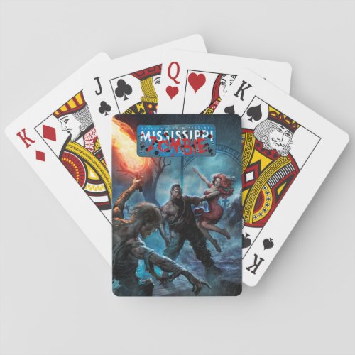 Mississippi Zombie V2 design playing cards