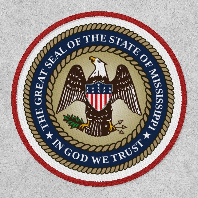 Mississippian Seal, Mississippi Patch (Front)