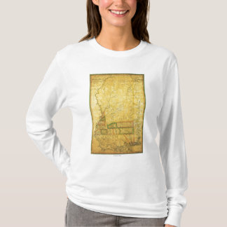 MississippiPanoramic MapMississippi T-Shirt