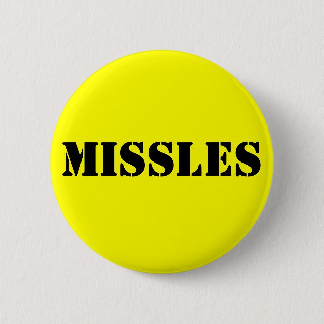 Missles Pinback Button (Front)