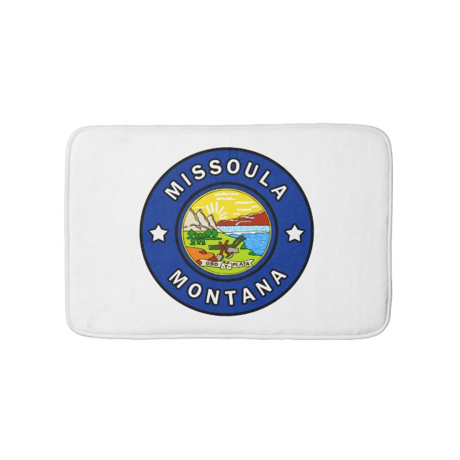 Missoula Montana Bathroom Mat (Front)