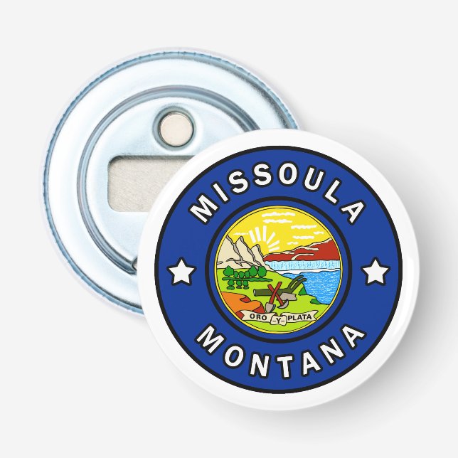 Missoula Montana Bottle Opener (Front)