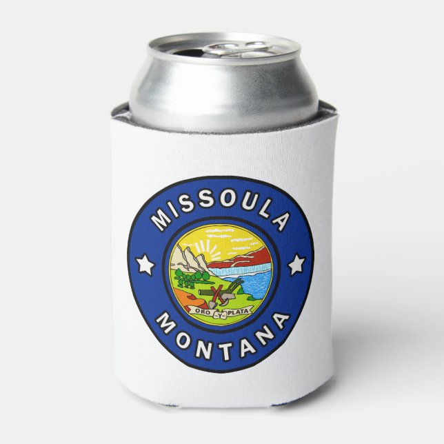 Missoula Montana Can Cooler (Can Front)