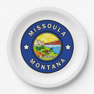 Missoula Montana Paper Plates