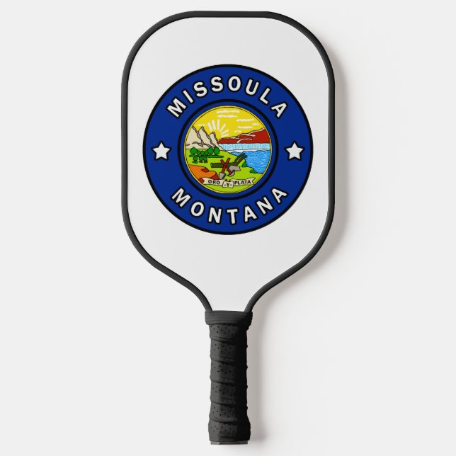 Missoula Montana Pickleball Paddle (Front)