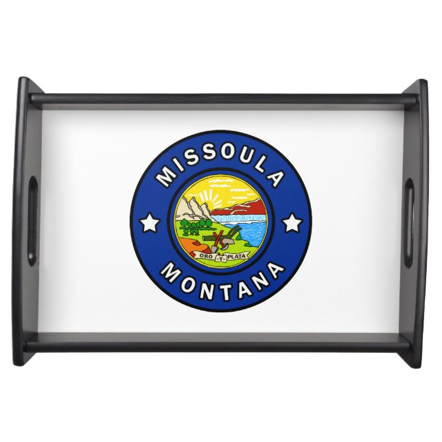 Missoula Montana Serving Tray (Front)