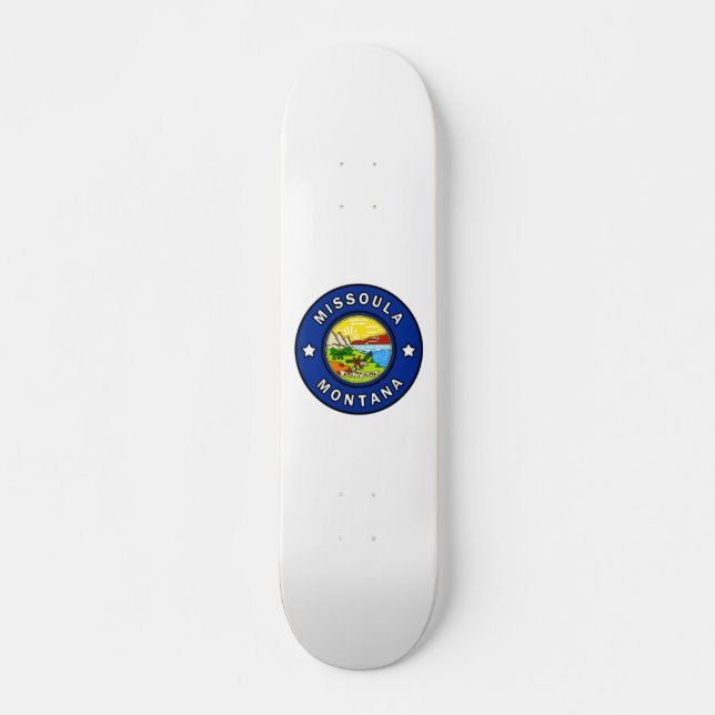 Missoula Montana Skateboard Deck (Front)