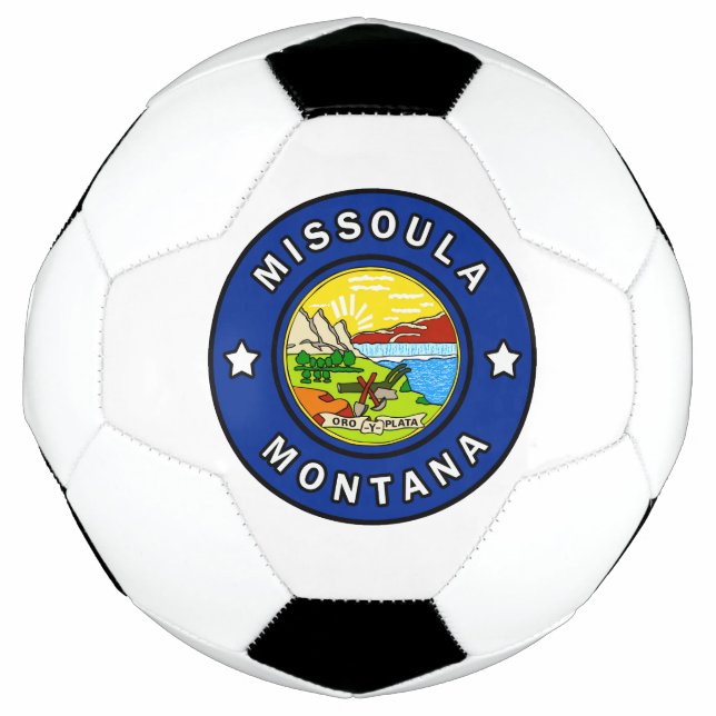 Missoula Montana Soccer Ball (Front)