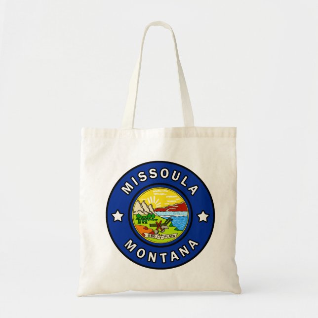 Missoula Montana Tote Bag (Front)