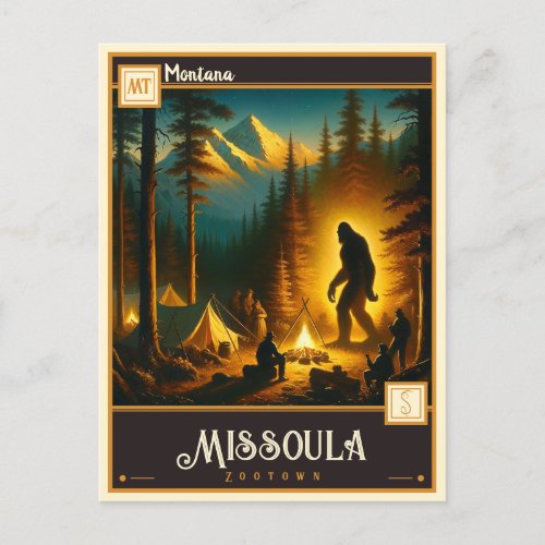 Missoula Montana  Vintage Postcard