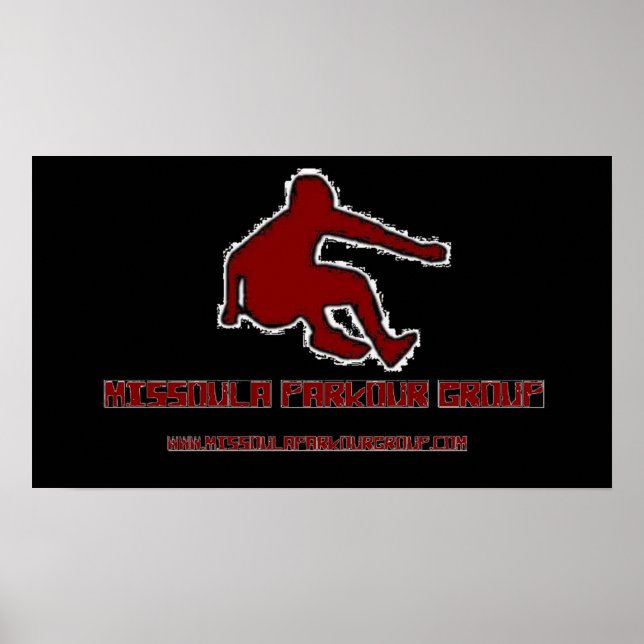 Missoula Parkour Group Logo Poster (Front)