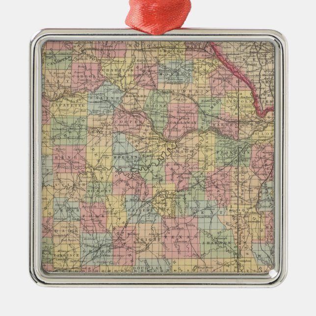 Missouri 10 metal ornament (Front)