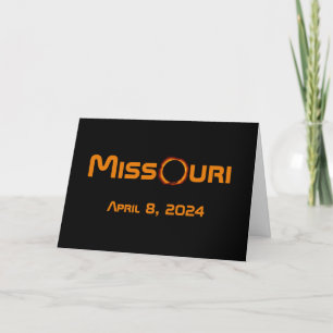 Missouri 2024 Total Solar Eclipse Card