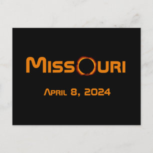 Missouri 2024 Total Solar Eclipse  Postcard