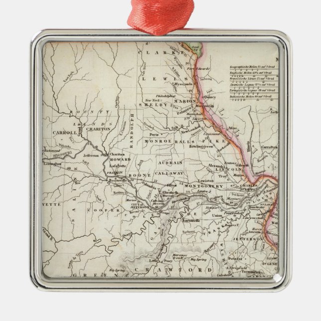 Missouri 2 metal ornament (Front)