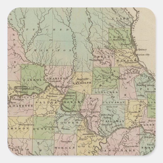 Missouri 6 square sticker (Front)