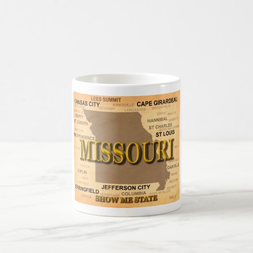 Missouri Antique Map Coffee Mug