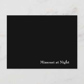 Missouri at Night Postcard