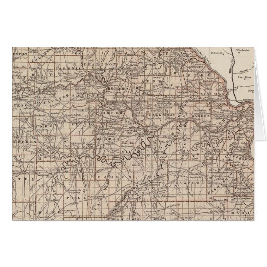 Missouri Atlas Map Cards (Front Horizontal)