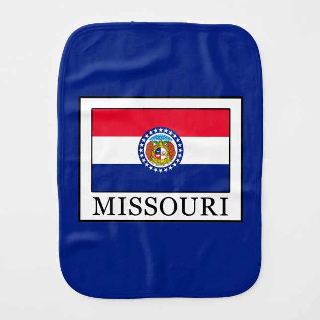Missouri Baby Burp Cloth (Front)
