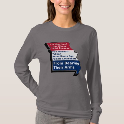 Missouri Ban Female Showing Arms T_Shirt