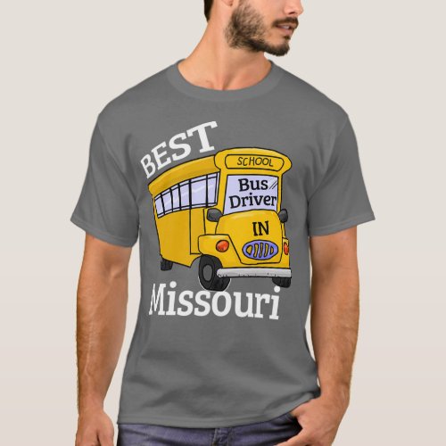 Missouri Best School Bus Driver T_Shirt