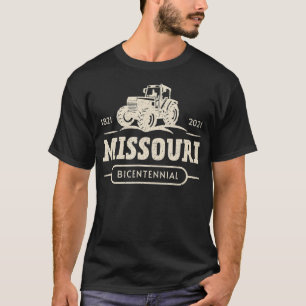 Missouri Bicentennial 200 Year Anniversary Farmer T-Shirt