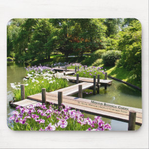 Missouri Botanical Garden Zig Zag Bridge Mouse Pad