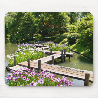 Missouri Botanical Garden Zig Zag Bridge Mouse Pad